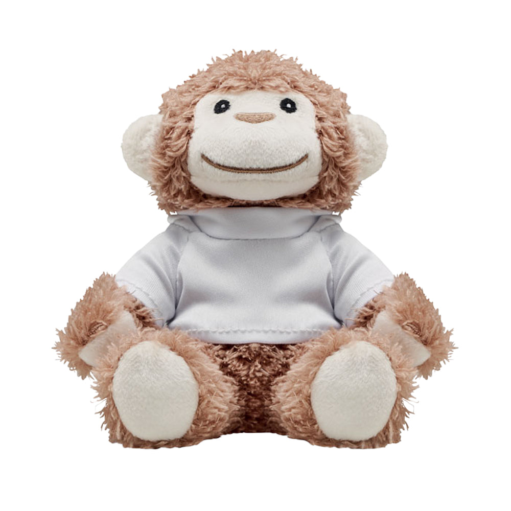 White - Side - MidOcean Lenny Monkey Plush Toy