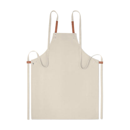 Beige - Back - MidOcean Nagpur Organic Cotton Apron