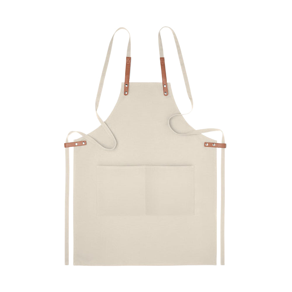 Beige - Front - MidOcean Nagpur Organic Cotton Apron