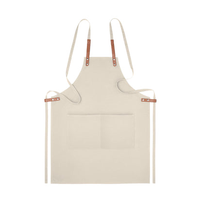 Beige - Front - MidOcean Nagpur Organic Cotton Apron