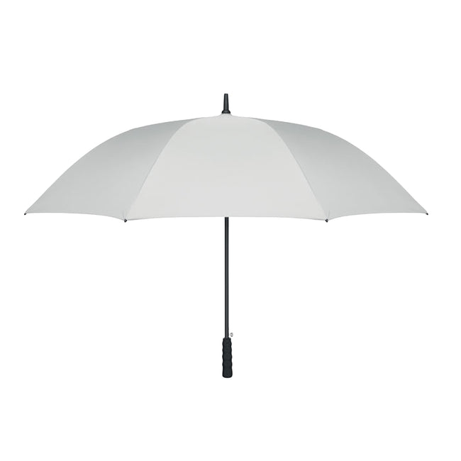 White - Front - MidOcean Lluvia Windproof Stick Umbrella