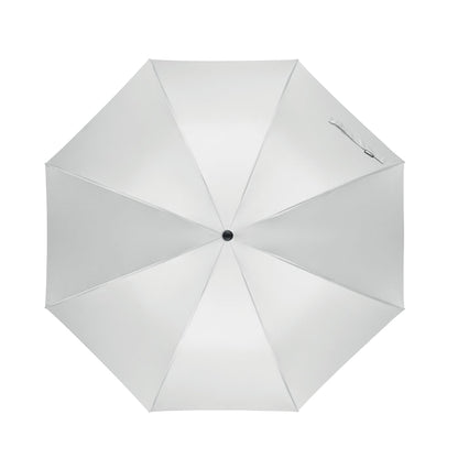 White - Back - MidOcean Lluvia Windproof Stick Umbrella
