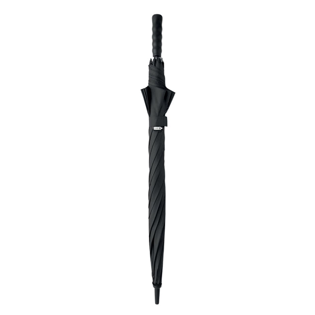 Black - Lifestyle - MidOcean Lluvia Windproof Stick Umbrella
