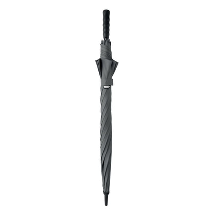 Grey - Side - MidOcean Lluvia Windproof Stick Umbrella