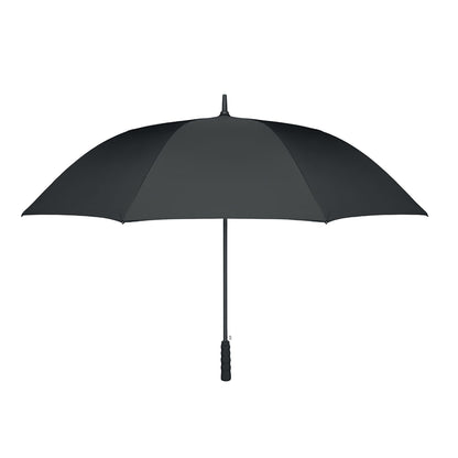 Black - Front - MidOcean Lluvia Windproof Stick Umbrella