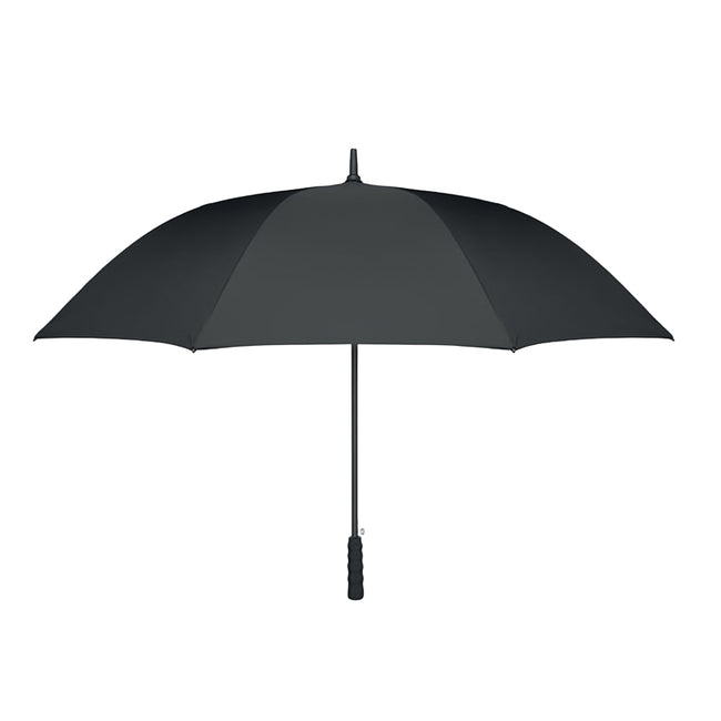 Black - Front - MidOcean Lluvia Windproof Stick Umbrella