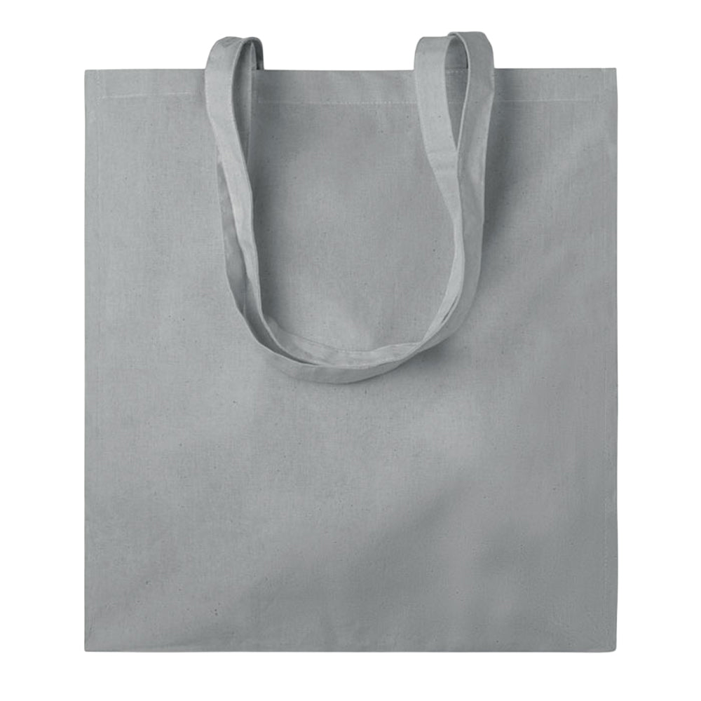 Grey - Back - MidOcean Portobello Cotton Shopper Bag