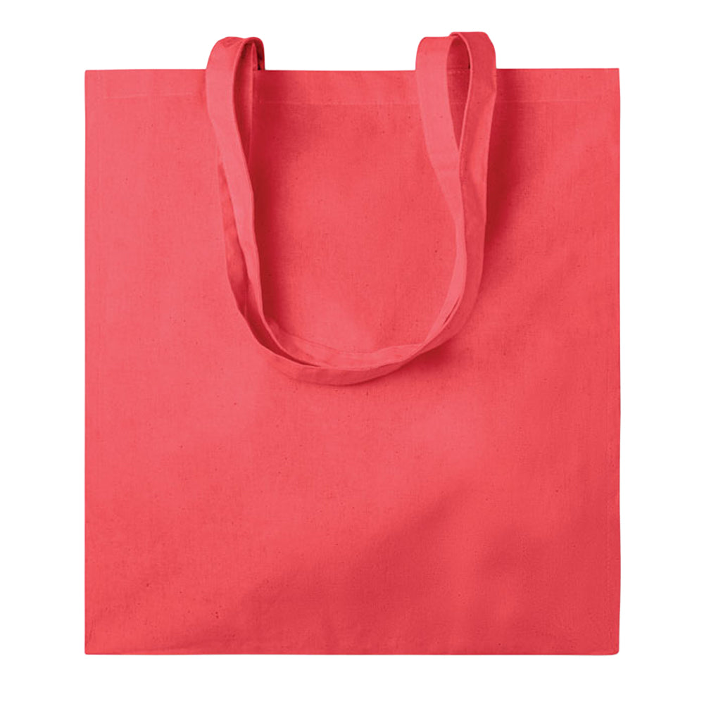Red - Back - MidOcean Portobello Cotton Shopper Bag