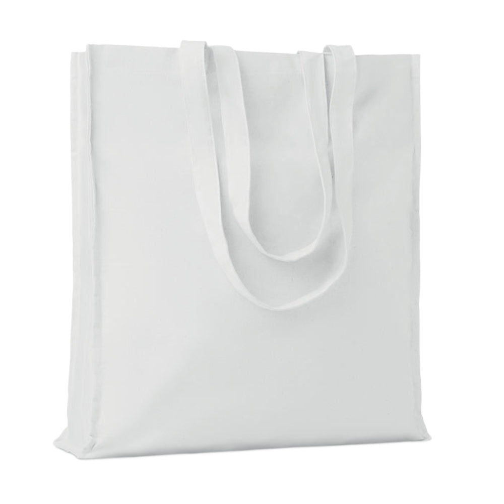 White - Front - MidOcean Portobello Cotton Shopper Bag