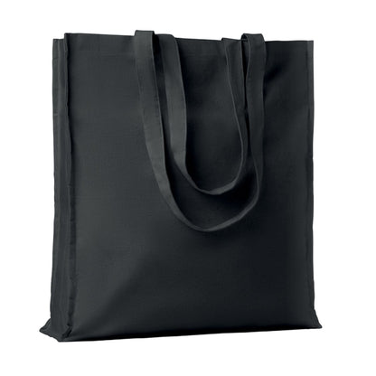 Black - Front - MidOcean Portobello Cotton Shopper Bag