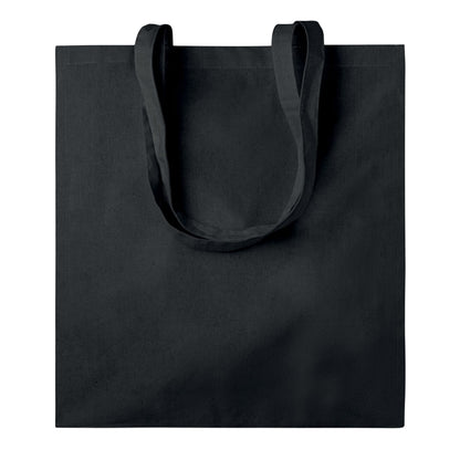 Black - Back - MidOcean Portobello Cotton Shopper Bag