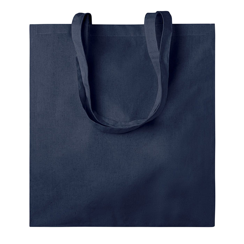 French Navy - Side - MidOcean Portobello Cotton Shopper Bag