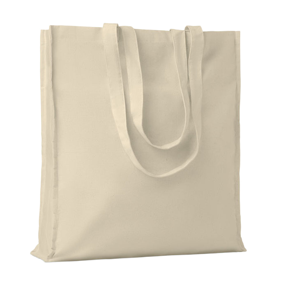 Beige - Front - MidOcean Portobello Cotton Shopper Bag