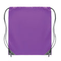Violet - Side - MidOcean Shoop Polyester 190T Drawstring Bag