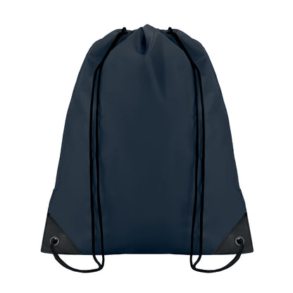 French Navy - Front - MidOcean Shoop Polyester 190T Drawstring Bag
