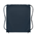 French Navy - Back - MidOcean Shoop Polyester 190T Drawstring Bag