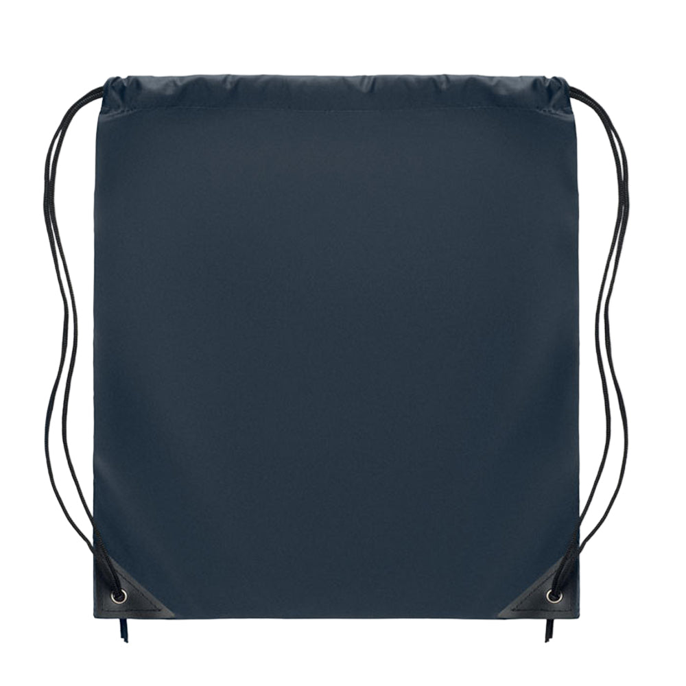 French Navy - Side - MidOcean Shoop Polyester 190T Drawstring Bag
