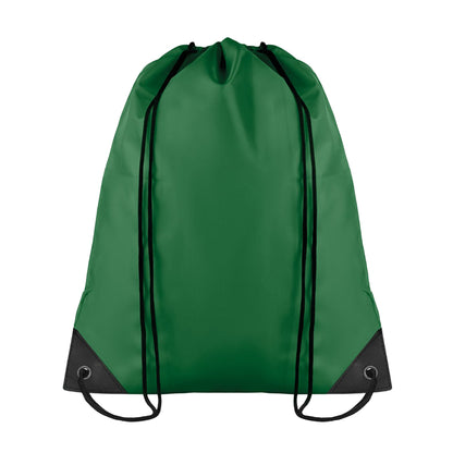 Green - Front - MidOcean Shoop Polyester 190T Drawstring Bag