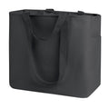 Black - Back - MidOcean Camden Plain Shopper Bag