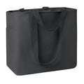 Black - Front - MidOcean Camden Plain Shopper Bag