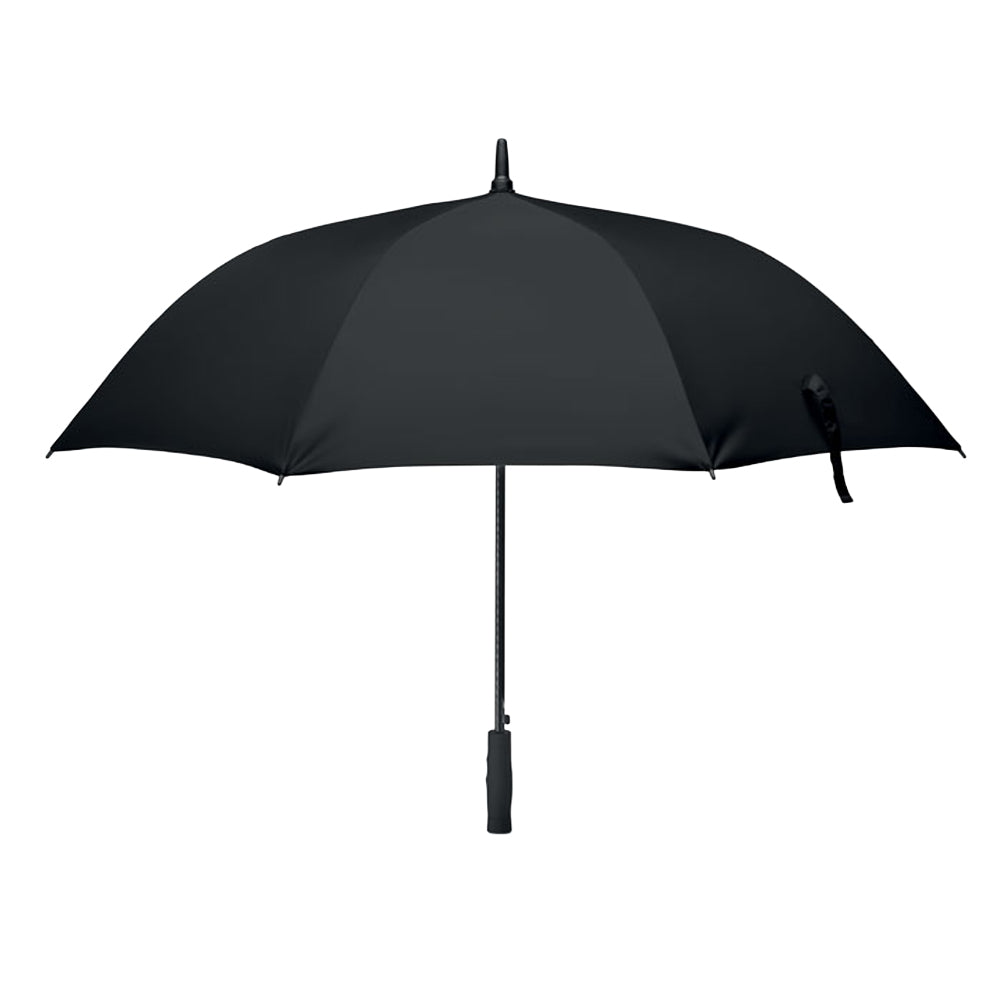 Black - Front - MidOcean Grusa Windproof Stick Umbrella