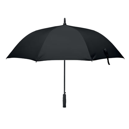 Black - Front - MidOcean Grusa Windproof Stick Umbrella