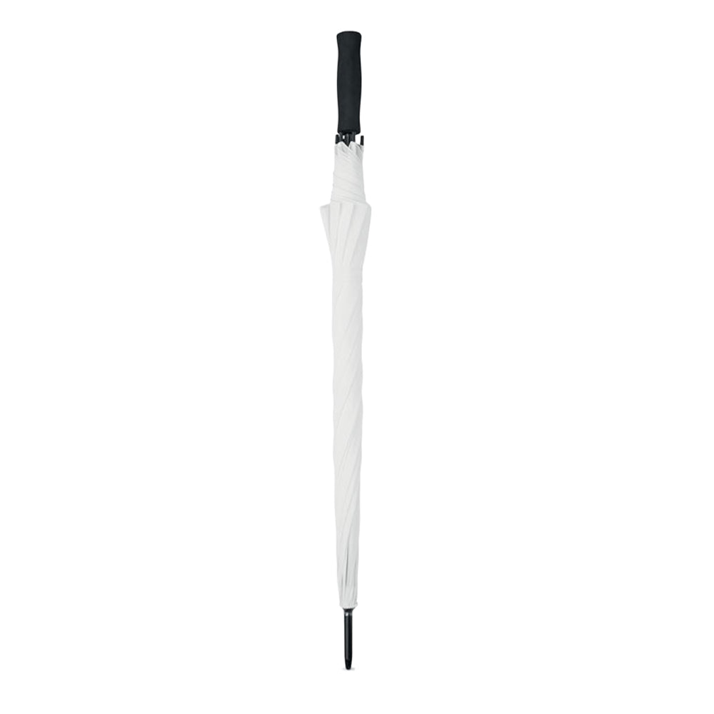 White - Back - MidOcean Swansea Stick Umbrella