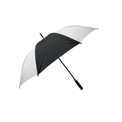 White-Black - Back - MidOcean Swansea Stick Umbrella