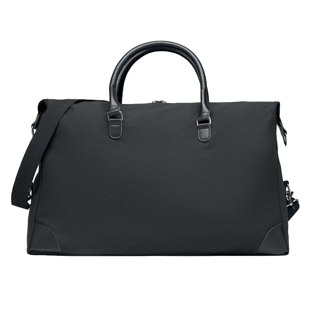 Black - Back - MidOcean Monaco Canvas Weekend Bag
