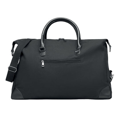 Black - Front - MidOcean Monaco Canvas Weekend Bag