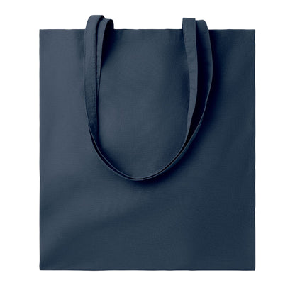 French Navy - Front - MidOcean Cottonel Colour ++ Cotton Shopper Bag