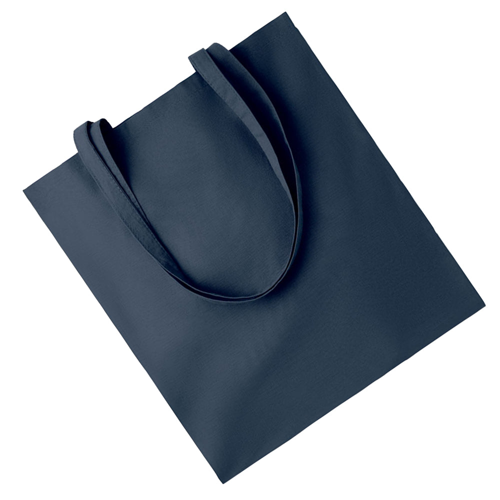 French Navy - Back - MidOcean Cottonel Colour ++ Cotton Shopper Bag
