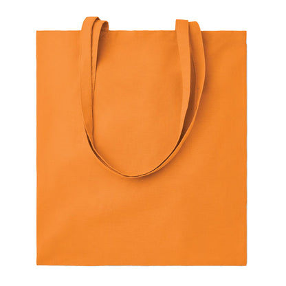 Orange - Front - MidOcean Cottonel Colour ++ Cotton Shopper Bag