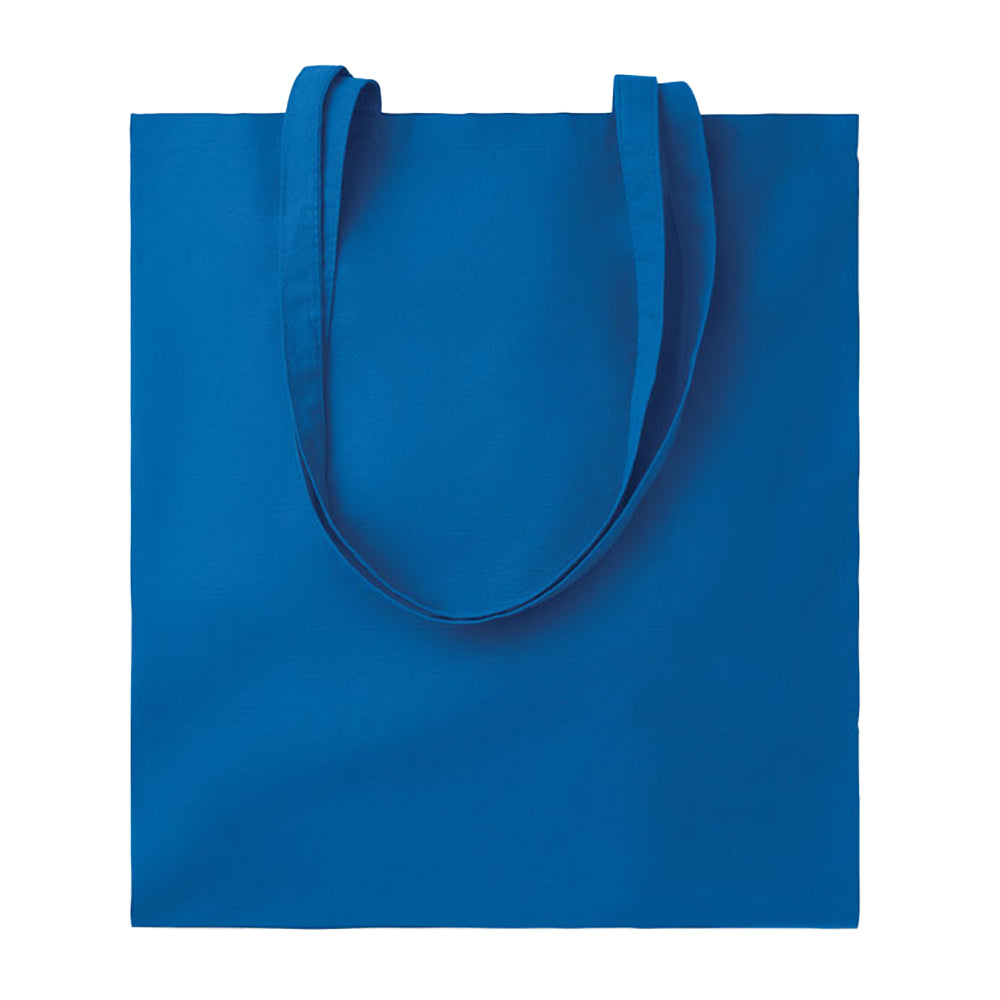 Royal Blue - Front - MidOcean Cottonel Colour ++ Cotton Shopper Bag