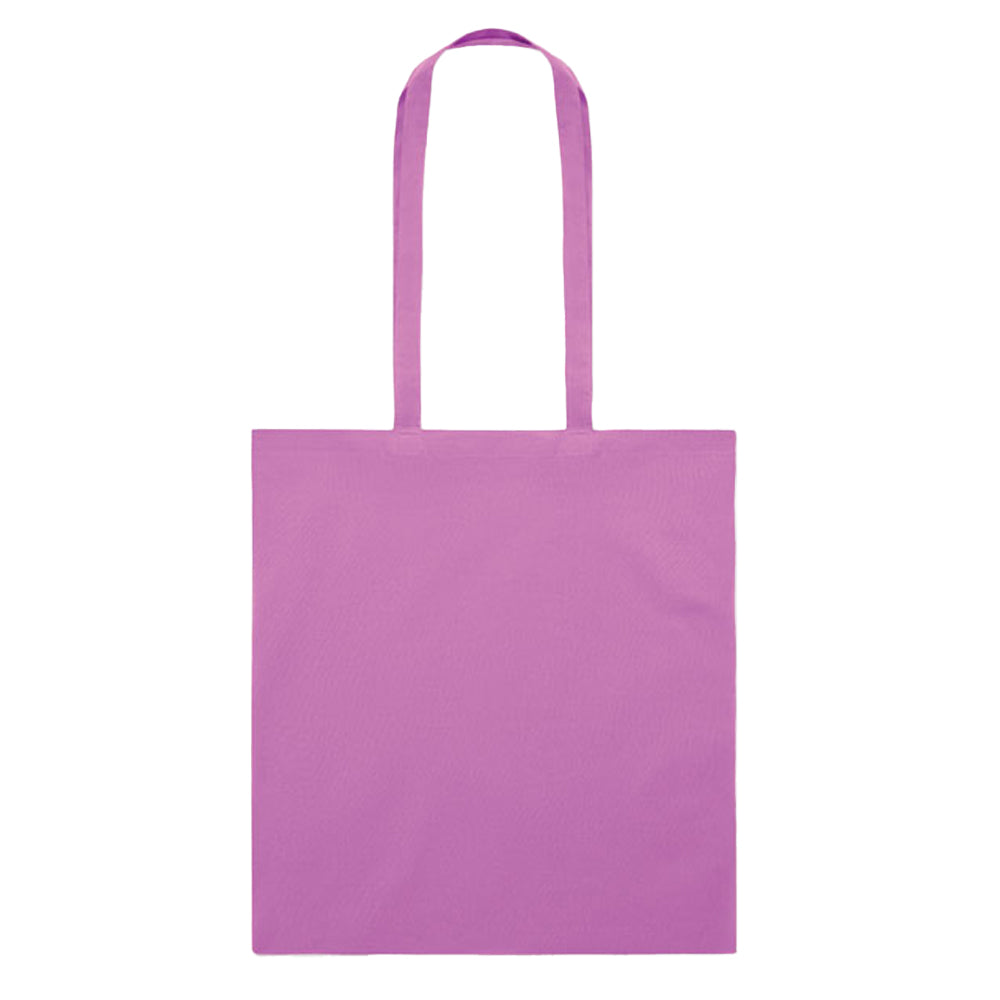 Violet - Back - MidOcean Cottonel Colour ++ Cotton Shopper Bag