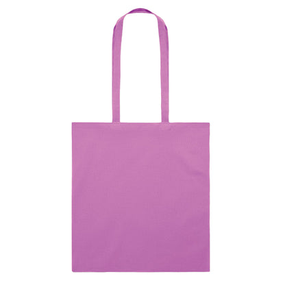 Violet - Back - MidOcean Cottonel Colour ++ Cotton Shopper Bag