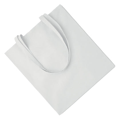 White - Back - MidOcean Cottonel Colour ++ Cotton Shopper Bag