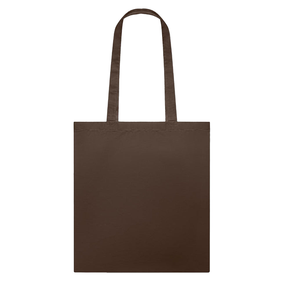 Chocolate - Back - MidOcean Cottonel Colour ++ Cotton Shopper Bag
