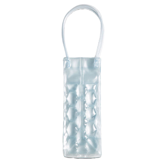 Transparent - Front - MidOcean Bacool PVC Wine Cooler Sleeve