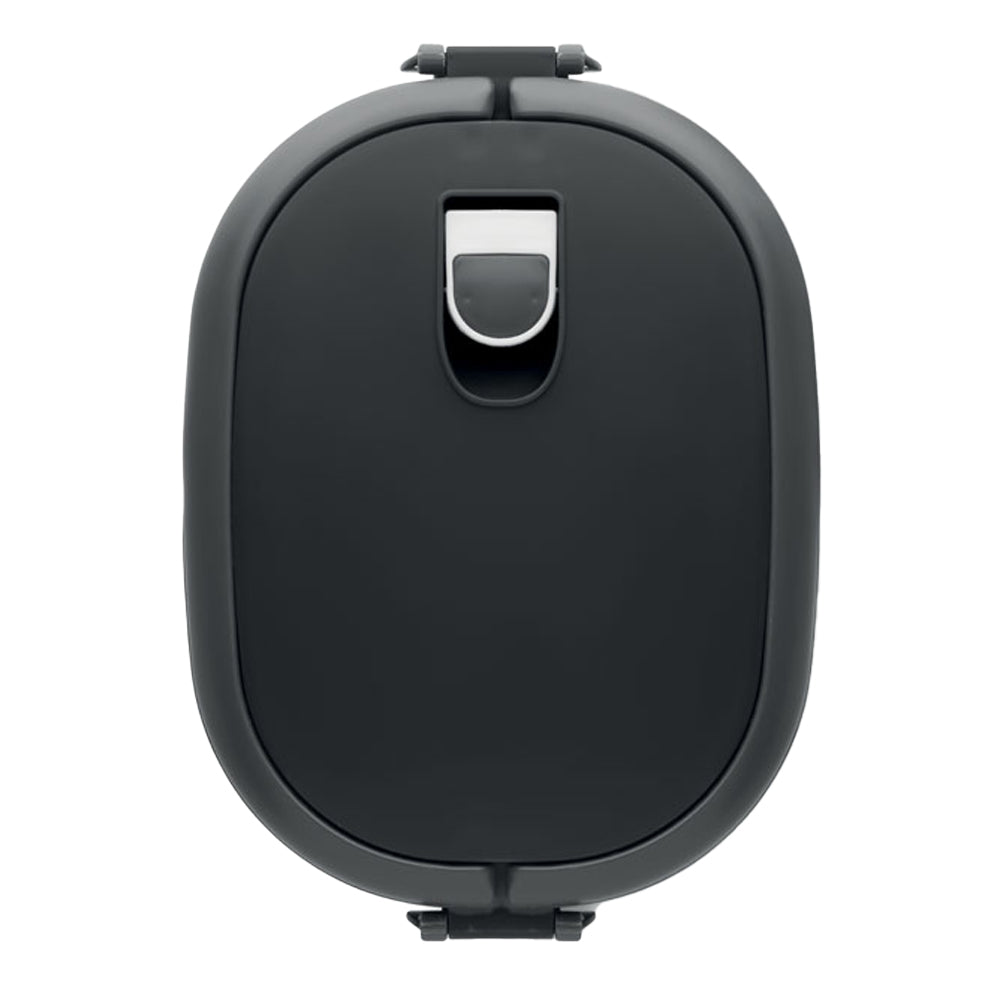 Black - Back - MidOcean Lux Polypropylene 1000ml Lunch Box