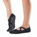 Black - Side - Tavi Noir Womens-Ladies Chloe Gripped Socks