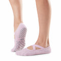 Light Pink - Side - Tavi Noir Womens-Ladies Chloe Gripped Socks