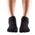 Black - Back - Toesox Womens-Ladies Toe Socks