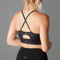 Black - Pack Shot - Tavi Noir Womens-Ladies Sports Bra