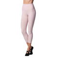 Pink - Front - Tavi Noir Womens-Ladies Cropped High Waist Leggings