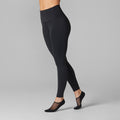 Black - Side - Tavi Noir Womens-Ladies High Waist Leggings