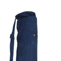 Blue - Side - Yoga-Mad Jute Yoga Mat Bag