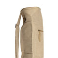 Natural - Side - Yoga-Mad Jute Yoga Mat Bag