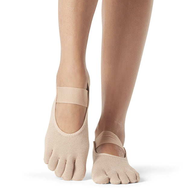 Toesox Womens/Ladies Mia Heather Toe Socks