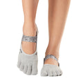 Grey - Front - Toesox Womens-Ladies Mia Legend Toe Socks